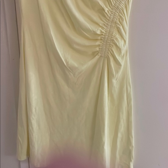 Yellow Ruched T-shirt Dress by Universal Thread - Picture 4 of 8